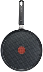 Сковорода блинная Tefal Easy Plus Э 04237522 круглая 22см ручка несъемная (без крышки) черный (9100054098)