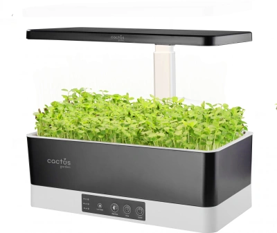 Гидропонная установка Cactus Garden 3л 24Вт черный (CS-LEDPOT-06)