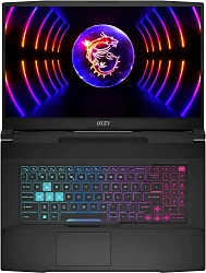Ноутбук MSI Katana 17 B12VEK-1495XRU Core i5 12450H 16Gb SSD1Tb NVIDIA GeForce RTX4050 6Gb 17.3" IPS FHD (1920x1080) без ОС black WiFi BT Cam (9S7-17L541-1495)