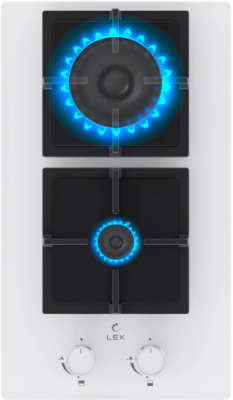 Газовая варочная поверхность Lex GVG 324 WH белый