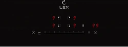 Индукционная варочная поверхность Lex EVI 641A BL черный