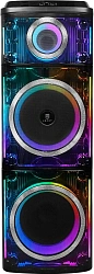 Колонка порт. Ural Молот 216 черный/черный 3000W 1.1 BT/3.5Jack/USB-C 15м 9000mAh (УРАЛ МОЛОТ 216)