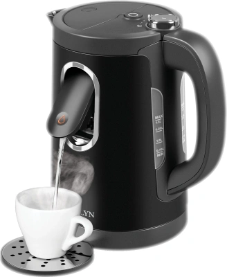 Чайник электрический Garlyn K-200 Max 1.5л. 2400Вт черный корпус: пластик