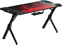 Стол игровой Bloody BD-TB201 столешница ЛДСП карбон каркас черный 140x75x75см