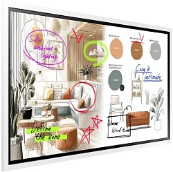 Панель Samsung 55" WM55FX белый VA LED 6.7ms 16:9 HDMI M/M матовая 450cd 178гр/178гр 3840x2160 4K USB 28.6кг
