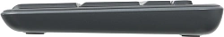 Клавиатура Logitech K250 графитовый беспроводная BT slim Multimedia (920-013452)