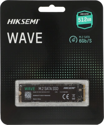 Накопитель SSD Hikvision SATA-III 512GB HS-SSD-WAVE(N) 512G M.2 2280