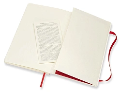 Блокнот Moleskine CLASSIC SOFT QP616F2 Large 130х210мм 192стр. линейка мягкая обложка красный