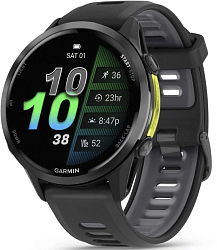 Смарт-часы Garmin Forerunner 970 47мм 1.4" AMOLED корп.черный рем.черный (010-02969-10)