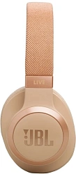 Гарнитура накладные JBL Live 770NC бежевый беспроводные bluetooth оголовье (JBLLIVE770NCSAT)