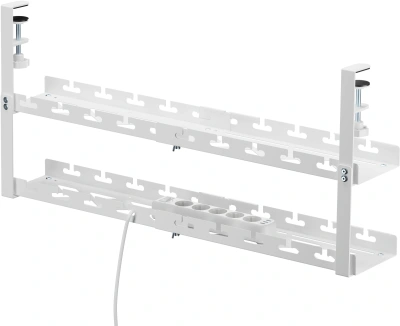 Кабель-канал Cactus CS-CM-700-2WT для столов 72.8x13.5x34.2см белый