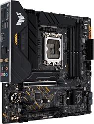 Материнская плата Asus TUF GAMING B660M-PLUS WIFI D4 Soc-1700 Intel B660 4xDDR4 mATX AC`97 8ch(7.1) 2.5Gg RAID+HDMI+DP