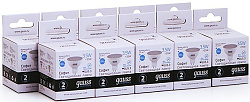 Лампа светодиодная Gauss Elementary MR16 3.5Вт цок.:GU5.3 спот 220B св.свеч.бел.нейт. MR16 (упак.:10шт) (13524)