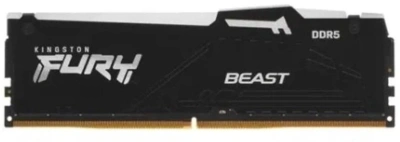 Память DDR5 32Gb 5200MHz Kingston KF552C40BBA-32 Fury Beast Black RGB RTL Gaming PC5-41600 CL40 DIMM 288-pin 1.25В dual rank с радиатором Ret
