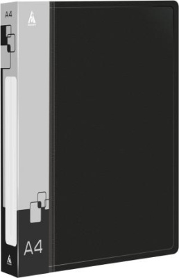 Папка на 2-х кольцах Бюрократ -0827/2R A4 пластик 0.7мм кор.27мм внутр. с вставкой ассорти