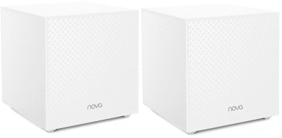 Бесшовный Mesh роутер Tenda MW12 (MW12(2-PACK)) AC2100 10/100/1000BASE-TX белый (упак.:2шт)