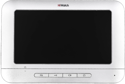 Комплект домофона HiWatch DS-D100K серебристый