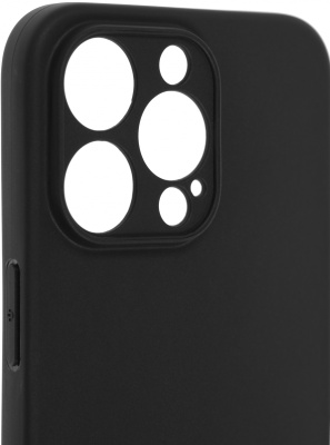 Чехол (клип-кейс) BoraSCO для Apple iPhone 15 Pro Max Silicone Case черный (72415)