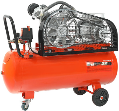 Компрессор поршневой Patriot PTR 80-450A масляный 450л/мин 80л 2200Вт оранжевый/черный