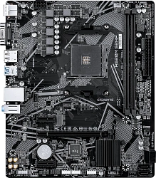 Материнская плата Gigabyte A520M S2HP Soc-AM4 AMD A520 2xDDR4 mATX AC`97 8ch(7.1) GbLAN RAID+VGA+HDMI+DP