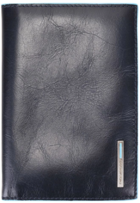 Обложка для паспорта Piquadro Blue Square PP5255B2/BLU2 синий натур.кожа