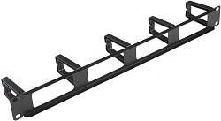 Кабельный органайзер Горизонтальный Hyperline CM-1U-PL односторонний кольца 1U шир.:19" глуб.:70мм