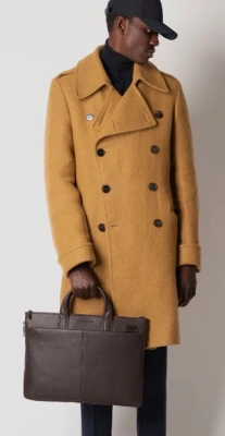 Деловая сумка Piquadro Black Square CA4021B3/TM с отделением для ноутбука темно-коричневый натур.кожа