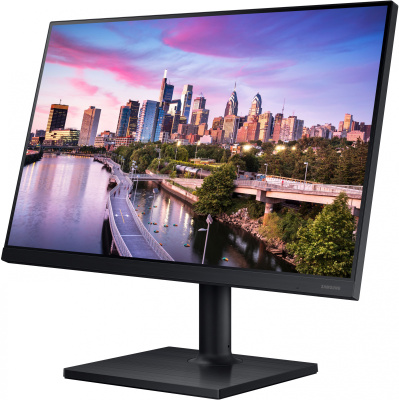 Монитор Samsung 24" F24T450GY черный IPS LED 16:10 DVI HDMI M/M матовая HAS Piv 250cd 178гр/178гр 1920x1200 75Hz DP FHD USB 5.5кг (RUS)