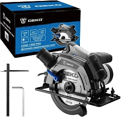 Циркулярная пила (дисковая) Deko CSDK-1500 PRO 1500Вт (ручная) D диска.:165мм (085-1150)