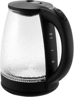 Чайник электрический Vitek VT-7003 1.7л. 2200Вт черный корпус: стекло