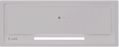 Вытяжка встраиваемая Lex Hyper 600 GS WH Inverter белый управление: сенсорное (1 мотор)