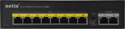 Коммутатор Netis P110C (L2) 10x100Мбит/с 8PoE+ 120W неуправляемый