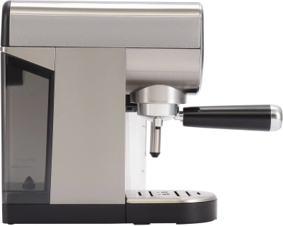 Кофеварка рожковая Hyundai HEM-4307 1350Вт серебристый