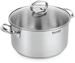 Кастрюля Rondell Zart RDS-1227 5.1л. d=24см (с крышкой) стальной