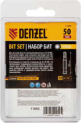 Набор бит Denzel 11665 универсал. (10пред.) для шуруповертов
