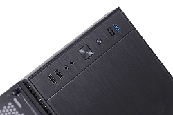 Корпус Accord 3407 черный без БП ATX 8x120mm 2xUSB2.0 1xUSB3.0 audio bott PSU