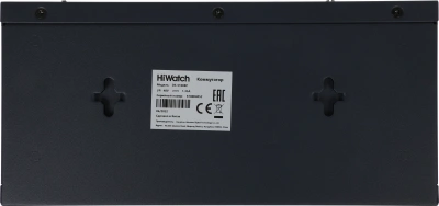 Коммутатор HiWatch DS-S1008P 8x100Мбит/с 2x1Гбит/с 8PoE+ 60W неуправляемый