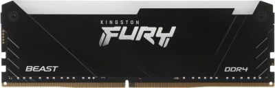 Память DDR4 16GB 3200MHz Kingston KF432C16BB2A/16 Fury Beast RGB RTL Gaming PC4-25600 CL16 DIMM 288-pin 1.35В single rank с радиатором Ret