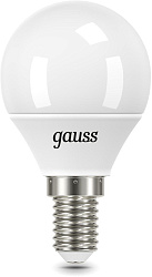 Лампа светодиодная Gauss 105101310 9.5Вт цок.:E14 шар 220B св.свеч.бел.хол. (упак.:10шт)