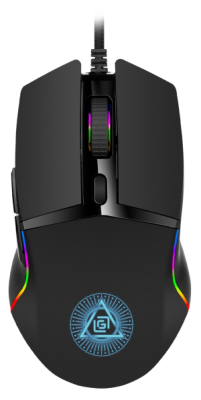 Мышь Оклик 717G PROPHECY черный оптическая 8000dpi USB для ноутбука 6but (1465495)