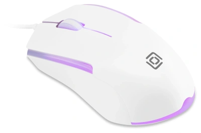 Мышь Оклик 245M белый оптическая 1000dpi USB 3but (471480)