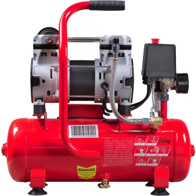 Компрессор поршневой Fubag OLS 180/10 CM1.2 Set 4.0 безмасляный 180л/мин 10л 900Вт красный/черный