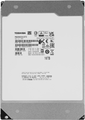 Жесткий диск Toshiba SATA-III 16Tb MG08ACA16TE Server Enterprise Capacity (7200rpm) 512Mb 3.5"