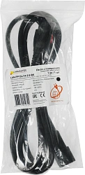Шнур питания Lanmaster LAN-PP13L/14-2.0-BK C13-С14 проводник.:3x0.75мм2 2м 220В 10А черный