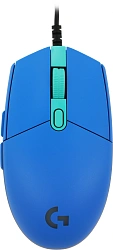 Мышь Logitech G203 LightSync синий оптическая 8000dpi USB 5but (910-005798)