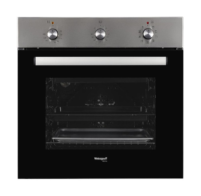 Духовой шкаф Электрический Weissgauff EOV 19 MX нержавеющая сталь/черный
