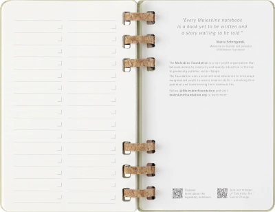 Еженедельник Moleskine ACADEMIC SPIRAL DHSPK5212AMWH3 Large 150х210мм 200стр. кремовые страницы спираль киви