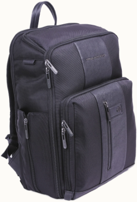Рюкзак Piquadro Brief2 CA6648BR2/N черный нейлон/натур.кожа