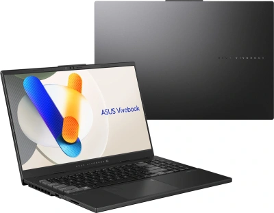 Ноутбук Asus Vivobook Pro 15 OLED N6506CU-MA033 Core Ultra 7 255H 16Gb SSD1Tb NVIDIA GeForce RTX4050 6Gb 15.6" OLED 3K (2880x1620) без ОС grey WiFi BT Cam (90NB15E3-M001E0)