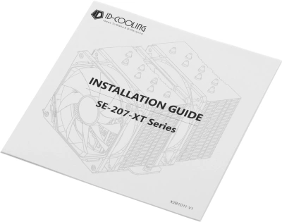 Устройство охлаждения(кулер) ID-Cooling SE-207-XT Slim Soc-AM5/AM4/1200/1700/1851 черный 4-pin 15-35dB Al+Cu 220W 760gr Ret